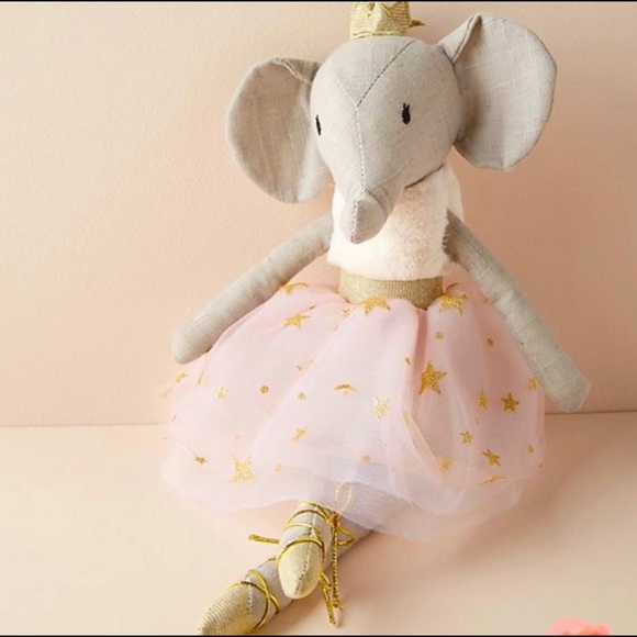 Anthropologie Other - 🎉HP🎉 Anthropologie ballerina 🩰 elephant 🐘 toy